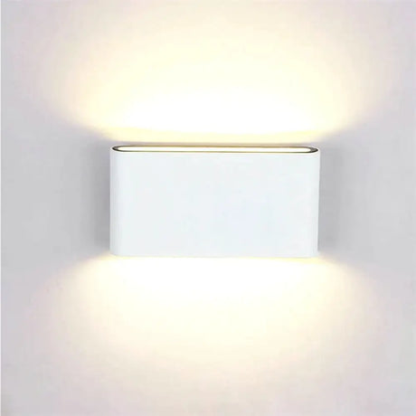 Outdoor Waterproof Ip65 Wall Lamp 6W/12W Led Light Modern Indoor/Outdoor Decor Up Down Dual-Head
