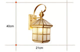 Outdoor Waterproof Wall Lamp Stair Corridor Balcony Courtyard Full Copper Lamps