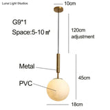 Pendant Lights 3D Lunar Lampshade Lamp Fixtures Luminaria Living Room Bar Bedroom Postmodern Pendant Lighting Lustre
