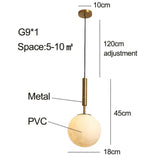 Pendant Lights 3D Lunar Lampshade Lamp Fixtures Luminaria Living Room Bar Bedroom Postmodern Pendant Lighting Lustre