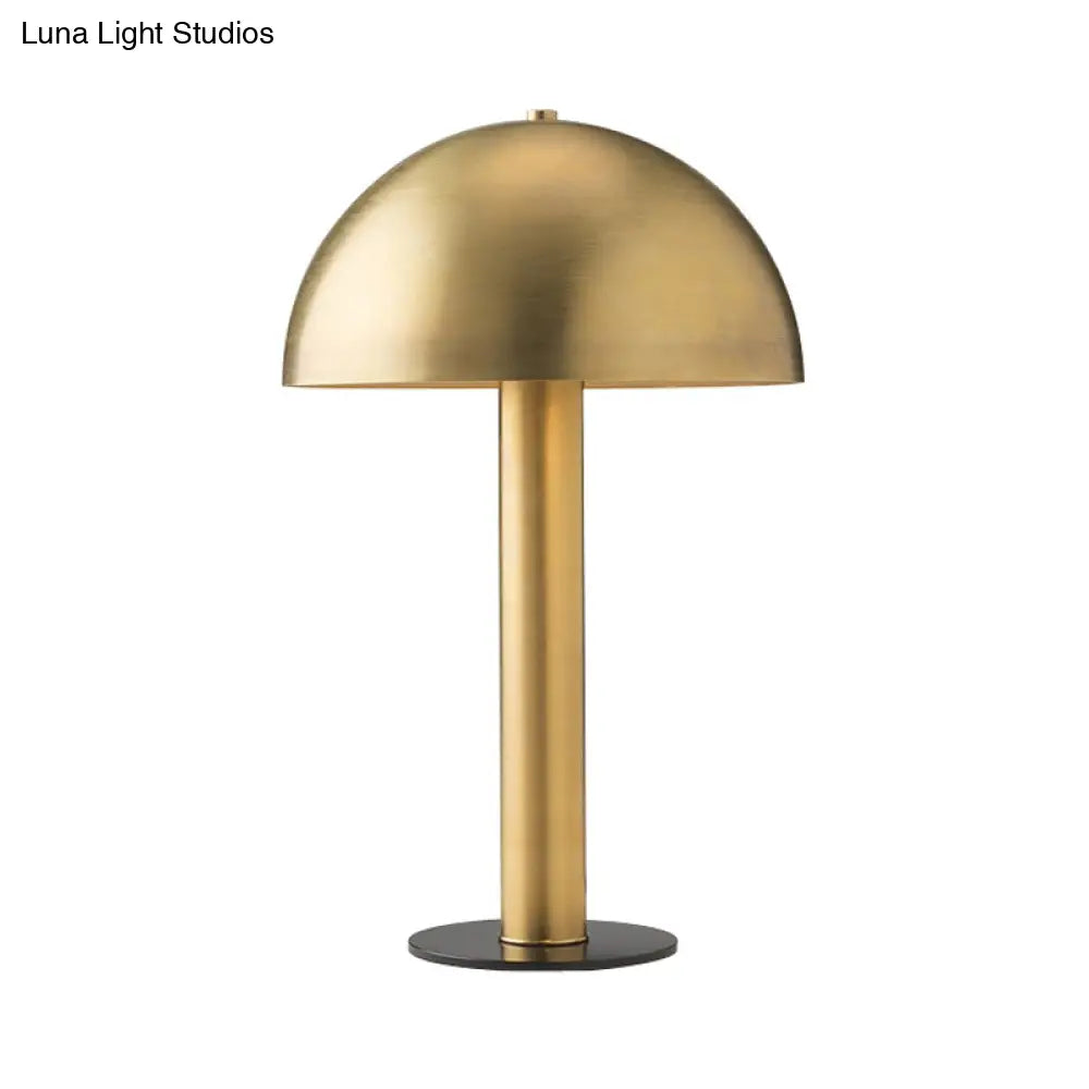 Post-Modern Iron Desk Lamp - Gold Finish Night Table Light With Plug-In Cord