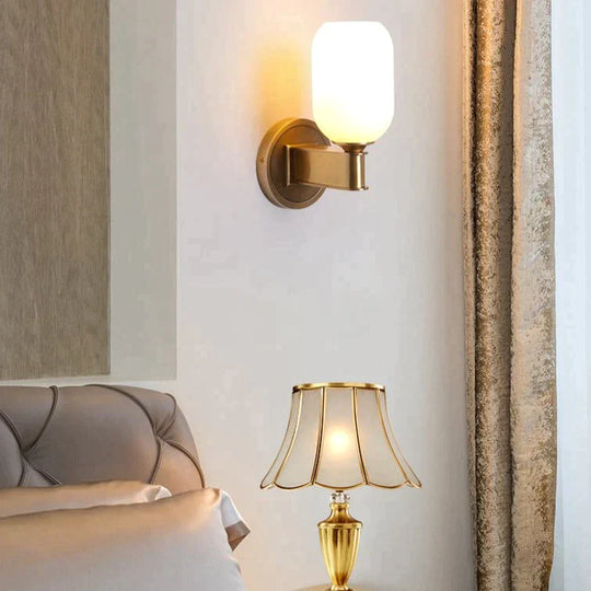 Post modern Light Luxury Crystal Copper Wall Lamp Copper Wall Lamps