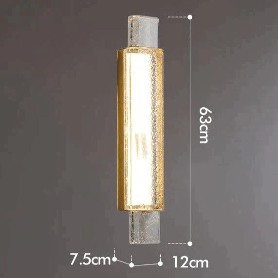 Post-Modern Luxury Simple Creative Bedroom Copper Wall Lamp Lamps