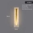 Postmodern Luxury Copper Marble Wall Lamp In Gold Shade For Living Room Restaurant Bedroom Indoor