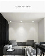 Three Color Light Changeable Led Spot Lights Recessed Ceiling Lamp 15W 10W 7W Living Room Simple