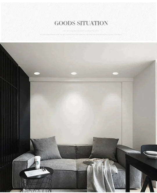 Three Color Light Changeable Led Spot Lights Recessed Ceiling Lamp 15W 10W 7W Living Room Simple