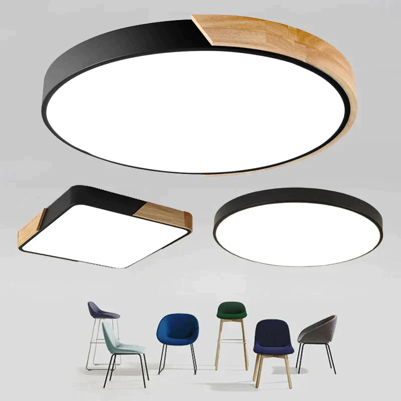 Ultra-Thin Led 5Cm Ceiling Light Modern Lamp Surface Mount Flush Panel Remote Control For