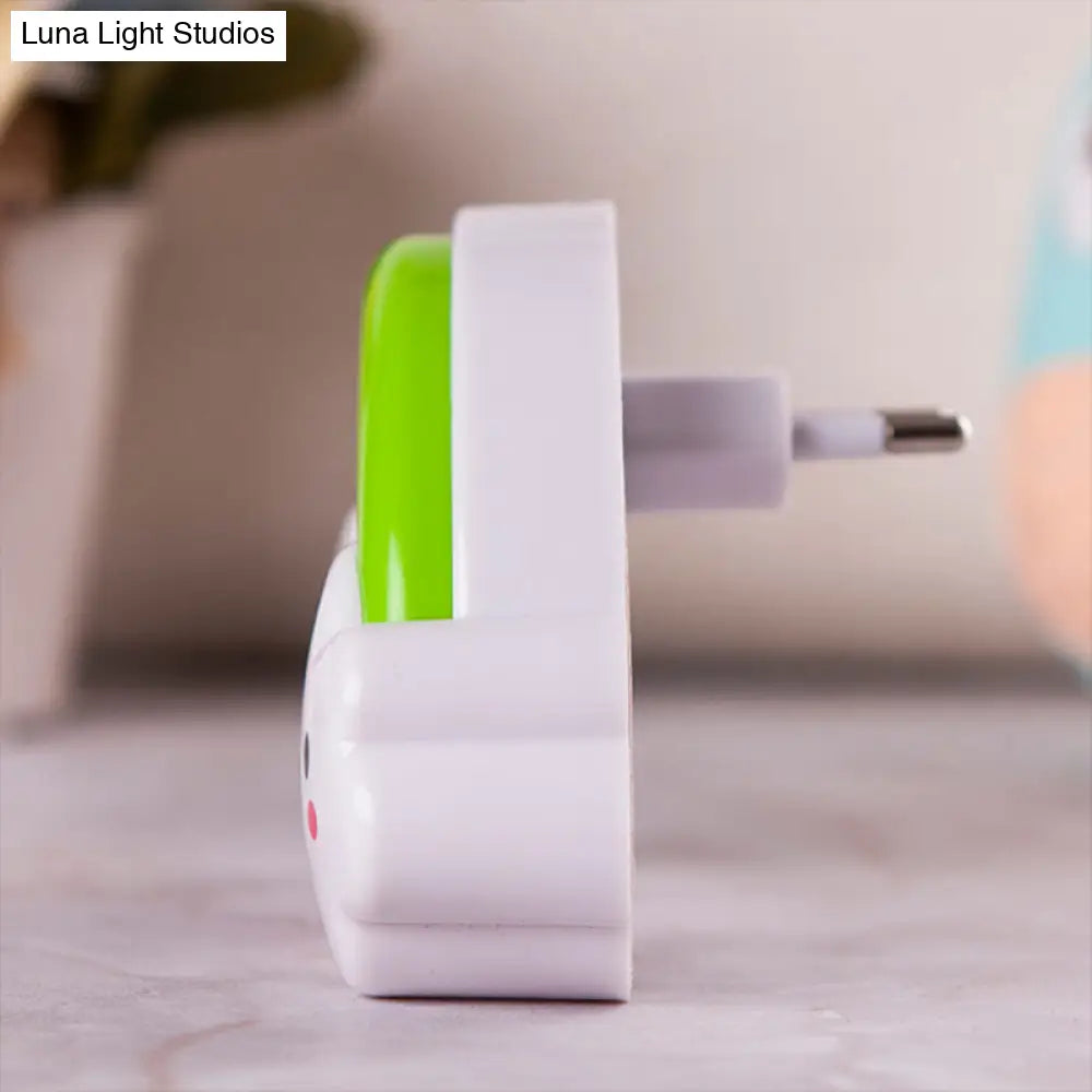Rainbow Small Nightlight For Baby Room - Red-Green Cartoon Led Wall Lamp
