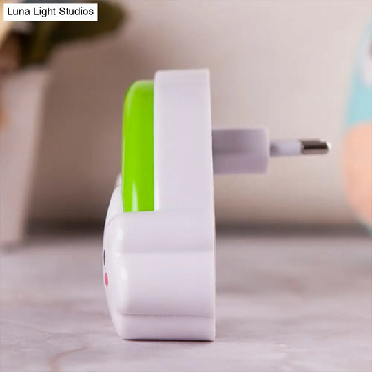 Rainbow Small Nightlight For Baby Room - Red-Green Cartoon Led Wall Lamp