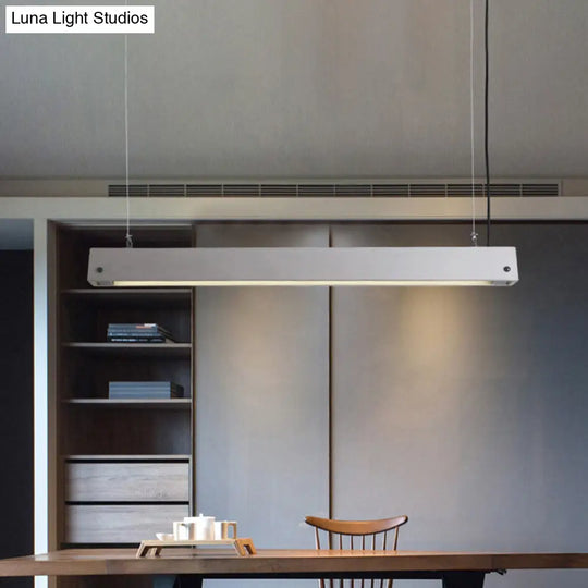 Cement Ceiling Pendant Light Fixture In Grey - Nordic Office Lighting