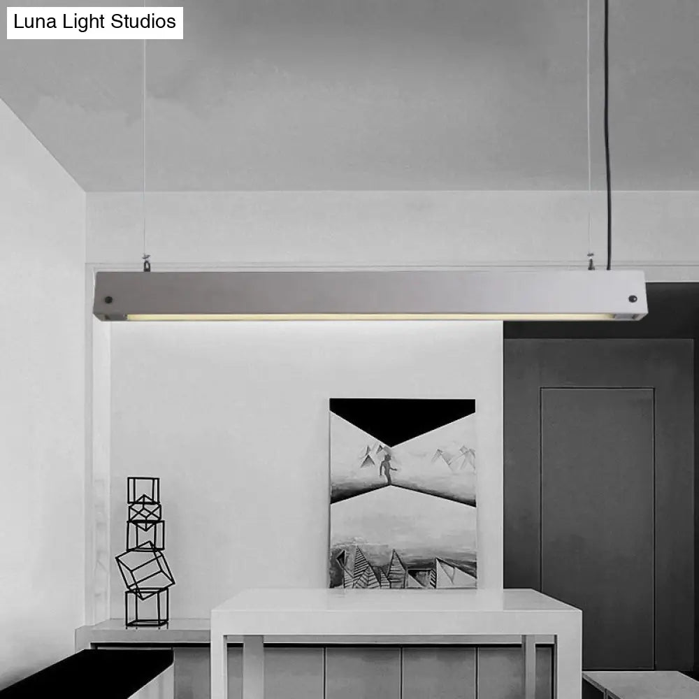 Cement Ceiling Pendant Light Fixture In Grey - Nordic Office Lighting