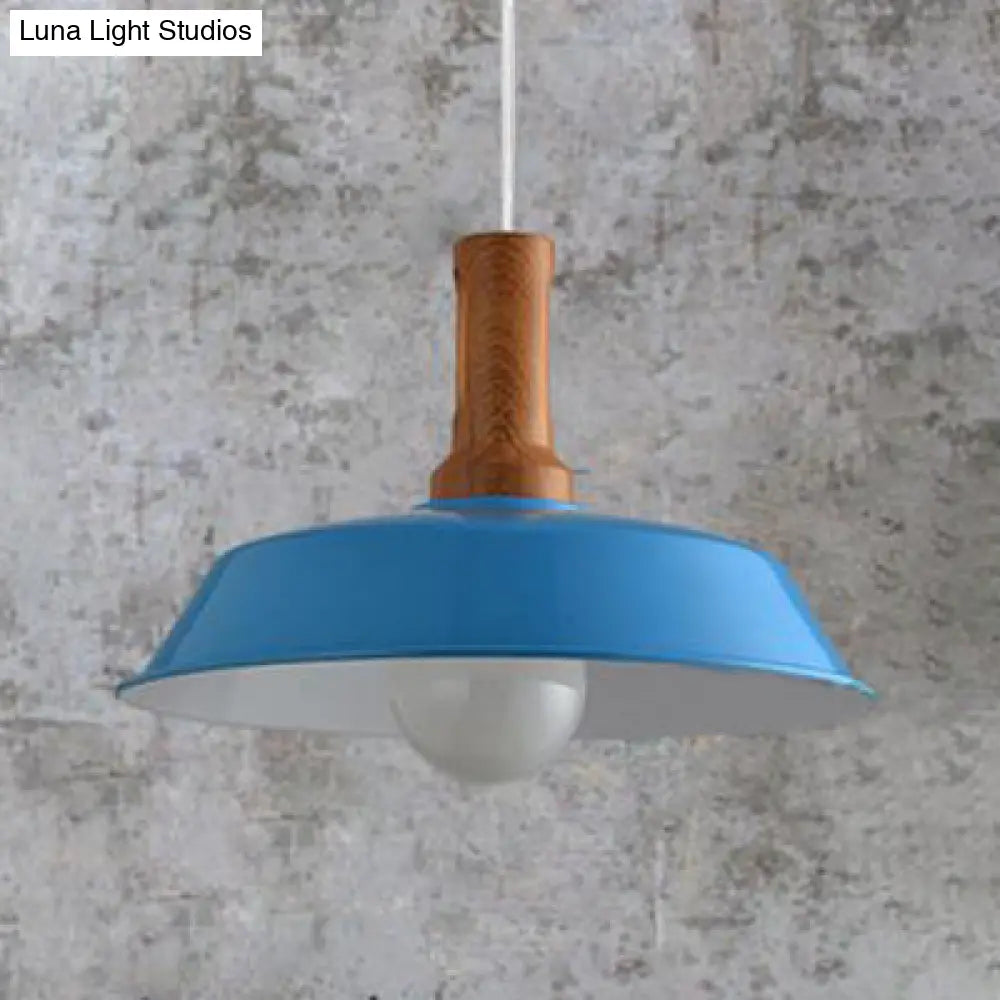 Retro Barn Hanging Light - Stylish 10’ Or 14’ Metal Ceiling Fixture For Kitchen In Black White
