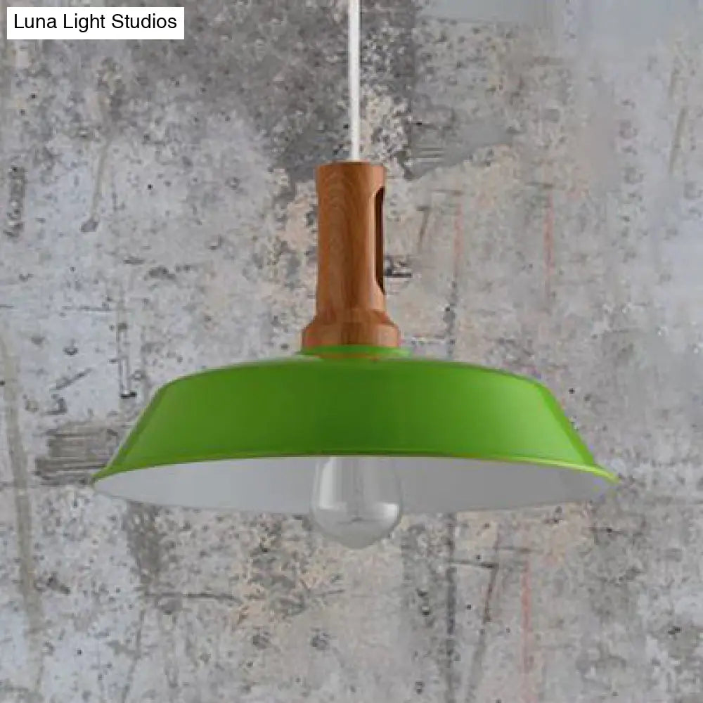 Retro Barn Hanging Light - Stylish 10’ Or 14’ Metal Ceiling Fixture For Kitchen In Black White