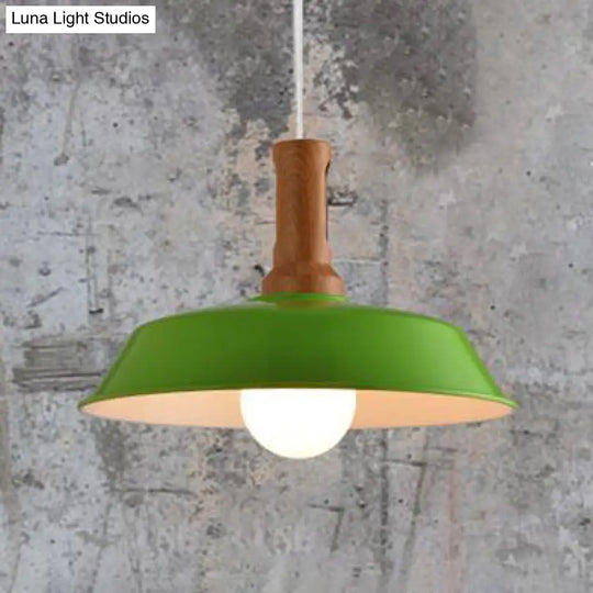 Retro Barn Hanging Light - Stylish 10’ Or 14’ Metal Ceiling Fixture For Kitchen In Black White