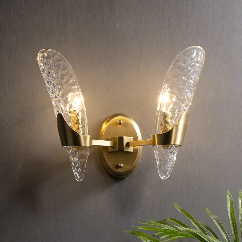 Applique murale de luxe nordique tout en cuivre Retro Light