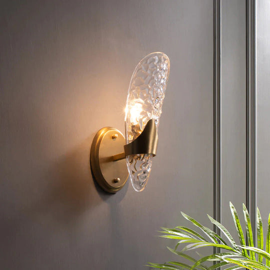Applique murale de luxe nordique tout en cuivre Retro Light