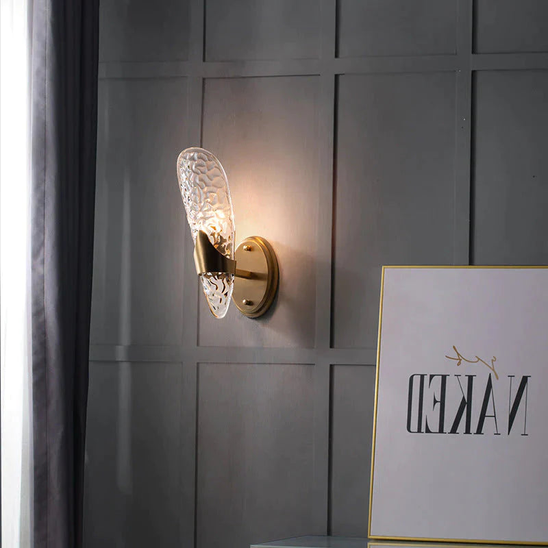 Applique murale de luxe nordique tout en cuivre Retro Light