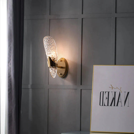 Applique murale de luxe nordique tout en cuivre Retro Light