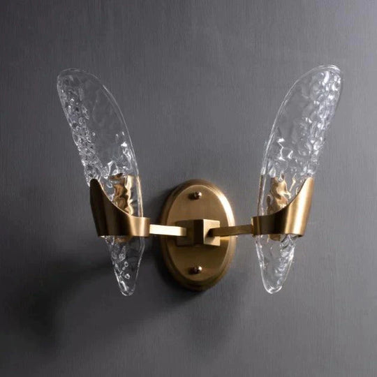 Applique murale de luxe nordique tout en cuivre Retro Light
