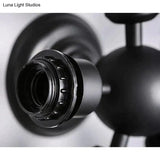 Retro Vintage Black 5 Lights Grln Ceiling E27 Lamp Fixtures For Home Bedroom/Living Room/Bar/Cafe