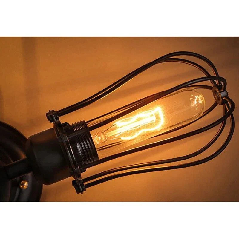 Retro Vintage Black 5 Lights Grln Ceiling E27 Lamp Fixtures For Home Bedroom/Living Room/Bar/Cafe