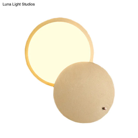 Rotatable Gold Metal Led Wall Sconce - Contemporary Lamp Fixture