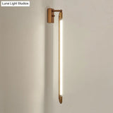 Rotatable Led Wall Light For Corridors - Minimalist Metallic Design