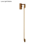 Rotatable Led Wall Light For Corridors - Minimalist Metallic Design