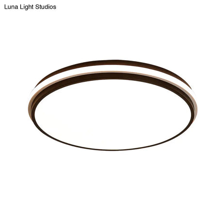 Round Led Flush Mount Ceiling Light For Bedroom