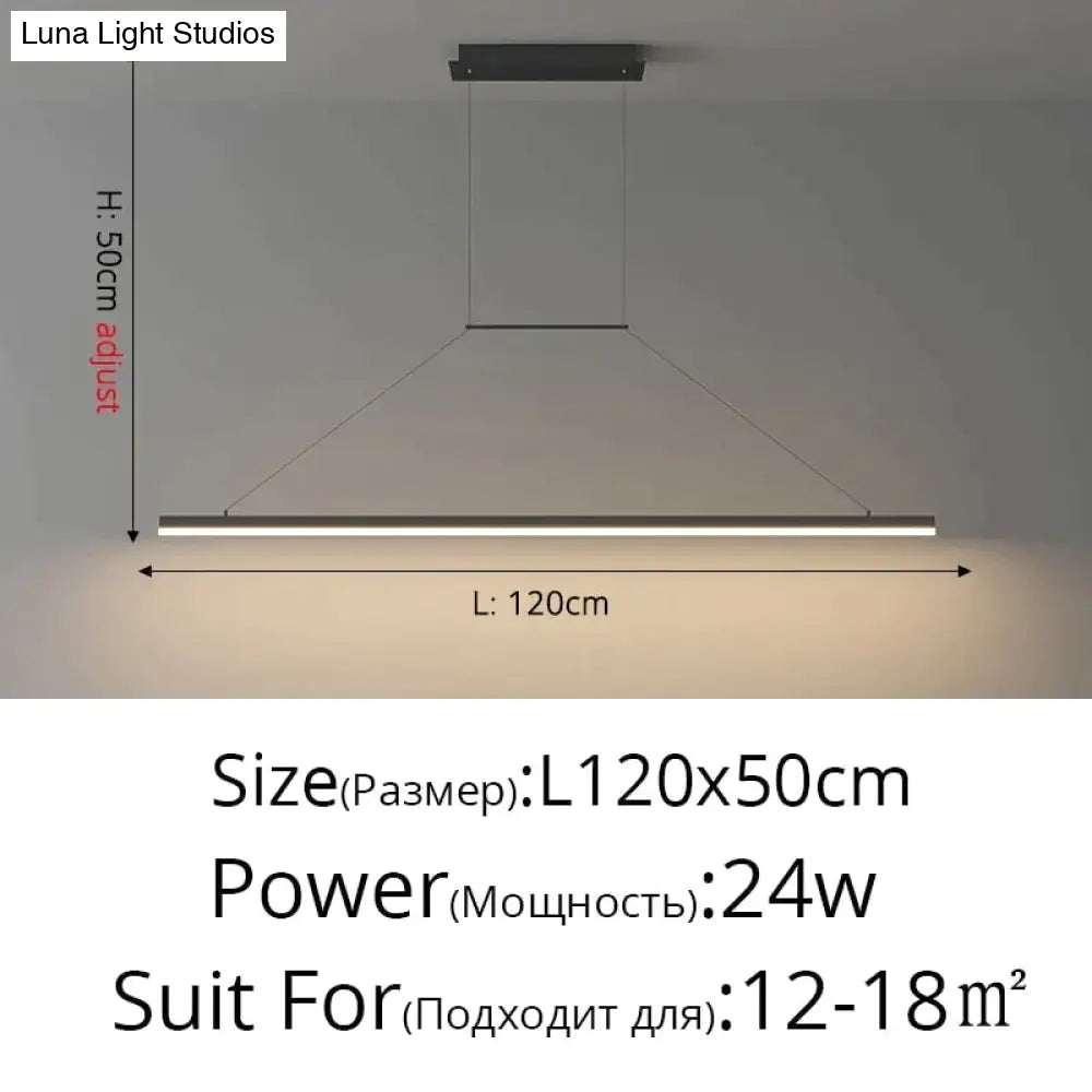 Salix V - Modern Minimalist Led Dimmable Bar Pendant Light Pendant