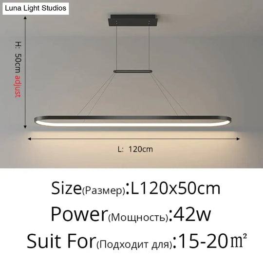 Salix V - Modern Minimalist Led Dimmable Bar Pendant Light Pendant