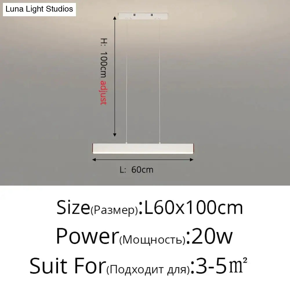 Salix V - Modern Minimalist Led Dimmable Bar Pendant Light Pendant