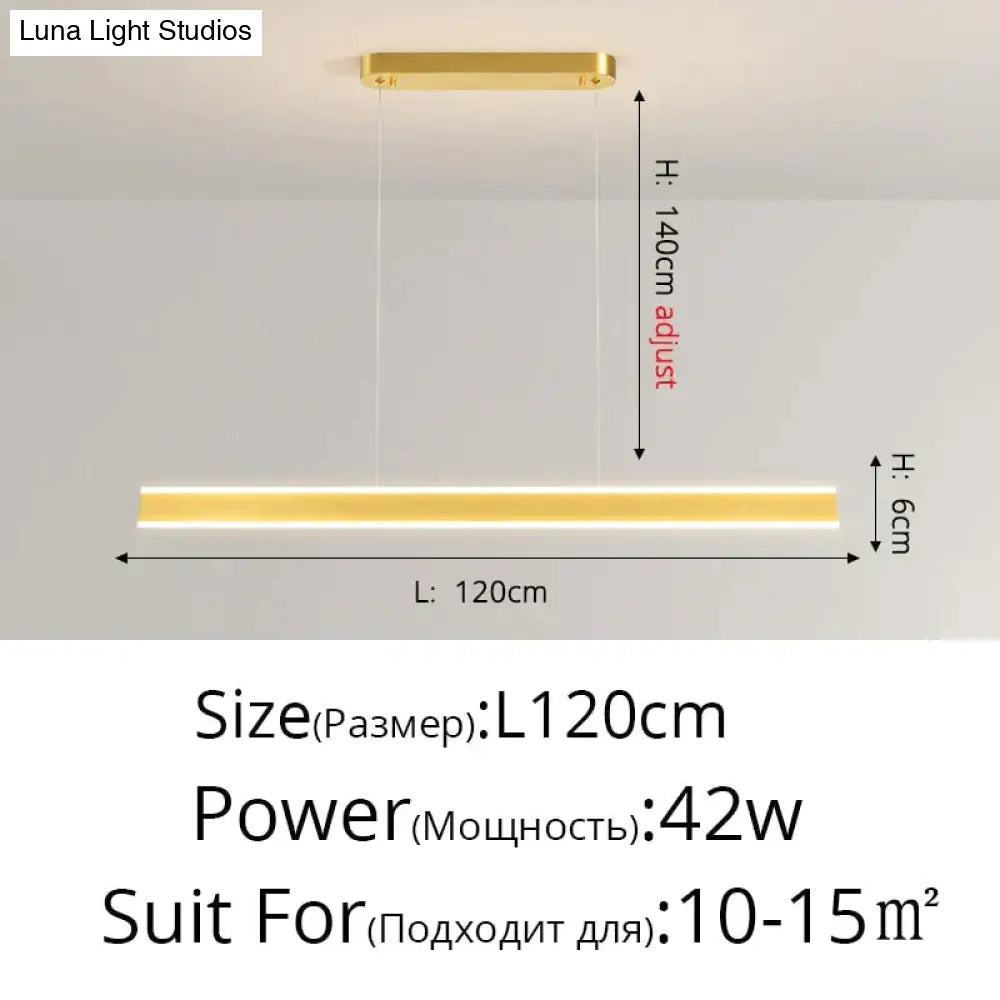 Salix V - Modern Minimalist Led Dimmable Bar Pendant Light Pendant