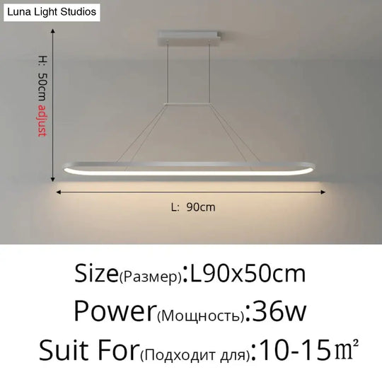 Salix V - Modern Minimalist Led Dimmable Bar Pendant Light Pendant