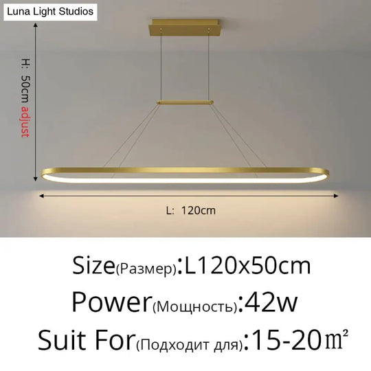 Salix V - Modern Minimalist Led Dimmable Bar Pendant Light Pendant