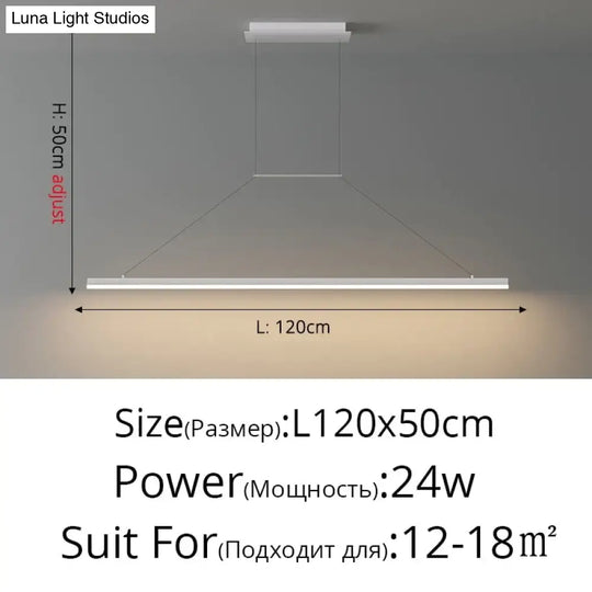 Salix V - Modern Minimalist Led Dimmable Bar Pendant Light Pendant