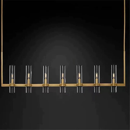 Serenity - Lustre rond en verre transparent American Loft Lighting