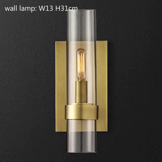 Serenity - Lustre rond en verre transparent American Loft Lighting