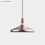 Silver Industrial Cone Ceiling Pendant Light - 1-Light Aluminum Suspension Lamp 7’/10.5’/16’ Wide