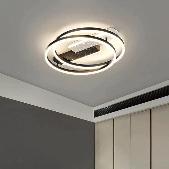 Luxe d'atmosphère simple partout dans le plafonnier mené par étoile de ciel dans le salon