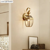 Simple Country Style of Outdoor Copper Wall Lamp Copper Wall Lamps