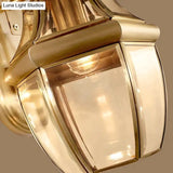 Simple Country Style of Outdoor Copper Wall Lamp Copper Wall Lamps