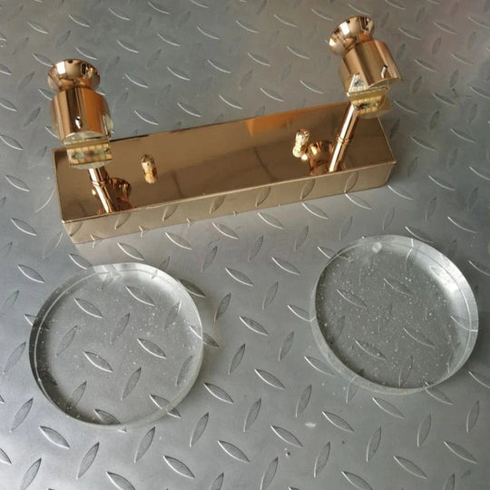 Applique murale LED en cristal simple pour chambre de salle de bain