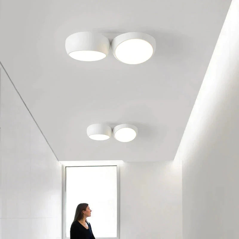 Plafonnier de chambre à coucher de salon à atmosphère moderne simple