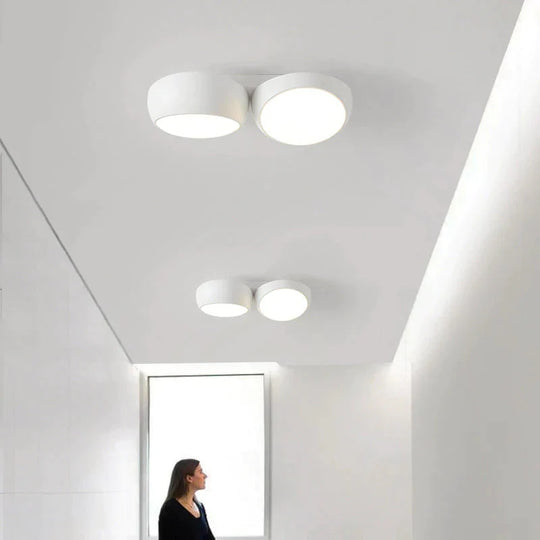 Plafonnier de chambre à coucher de salon à atmosphère moderne simple