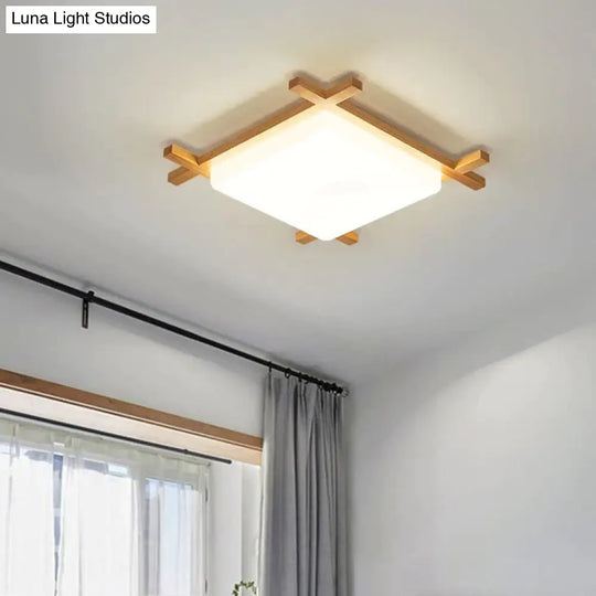 Simple Modern Corridor Square Log Led Living Room Lamps Ceiling