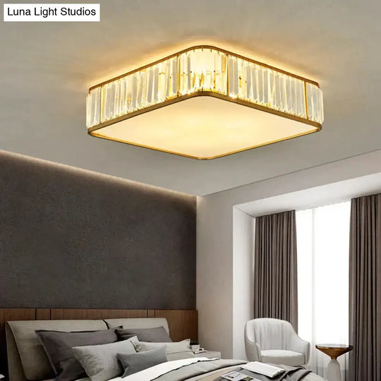 Simple Modern Crystal Lamp Atmosphere Dining Room Bedroom Ceiling