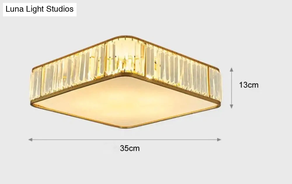 Simple Modern Crystal Lamp Atmosphere Dining Room Bedroom Ceiling