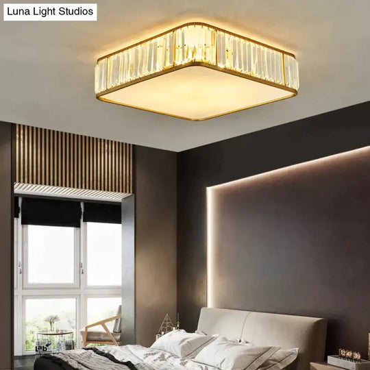 Simple Modern Crystal Lamp Atmosphere Dining Room Bedroom Ceiling