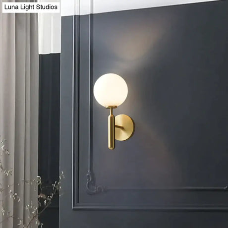 Simple Nordic Modern Bedroom Bedside Copper Wall Lamp Copper Wall Lamps